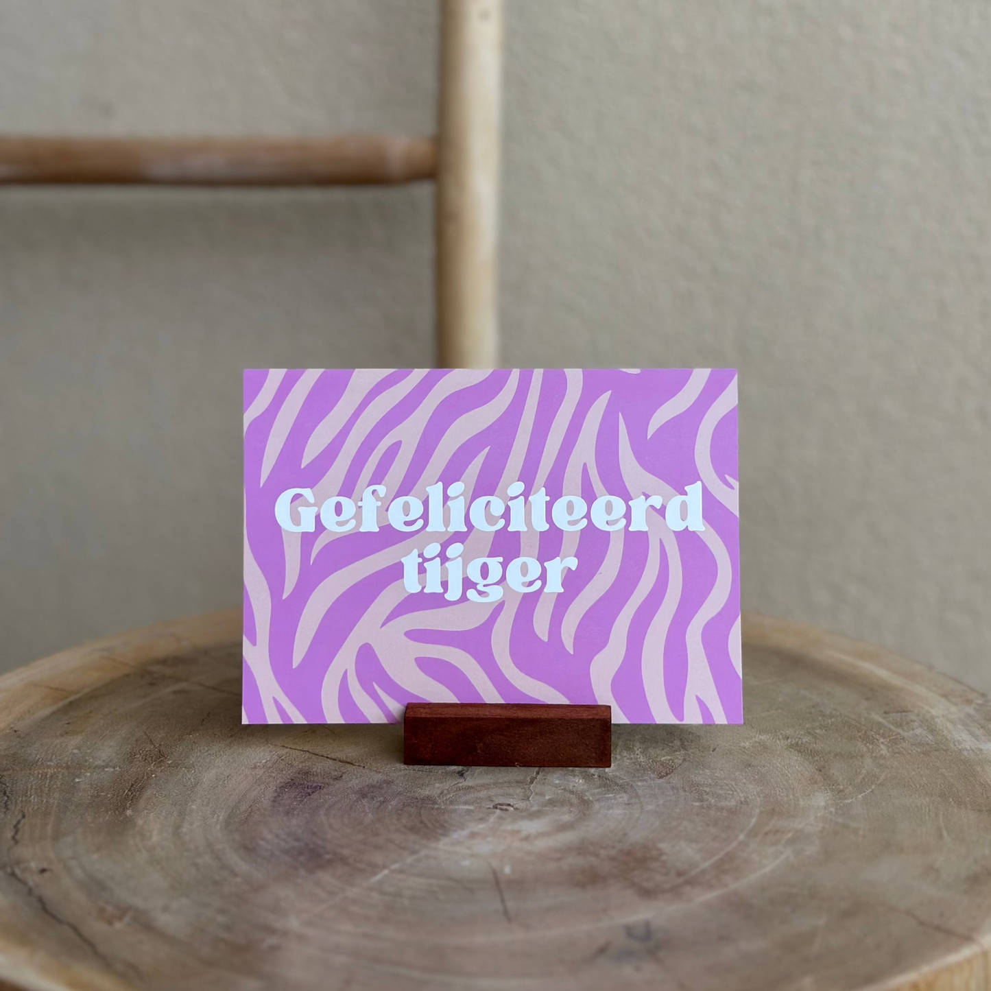 Gefeliciteerd, tijger