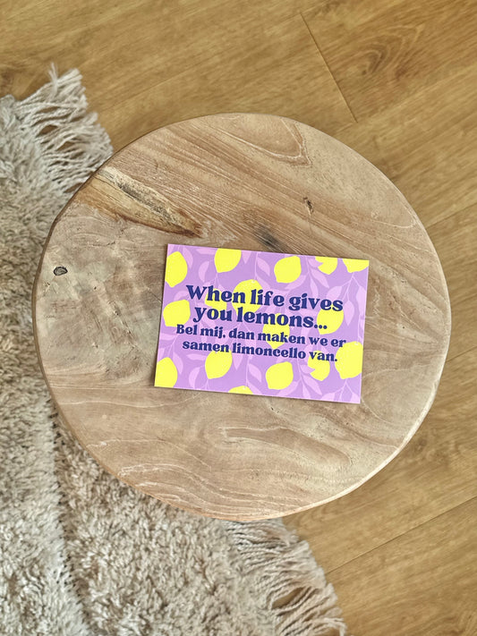 When life gives you lemons...