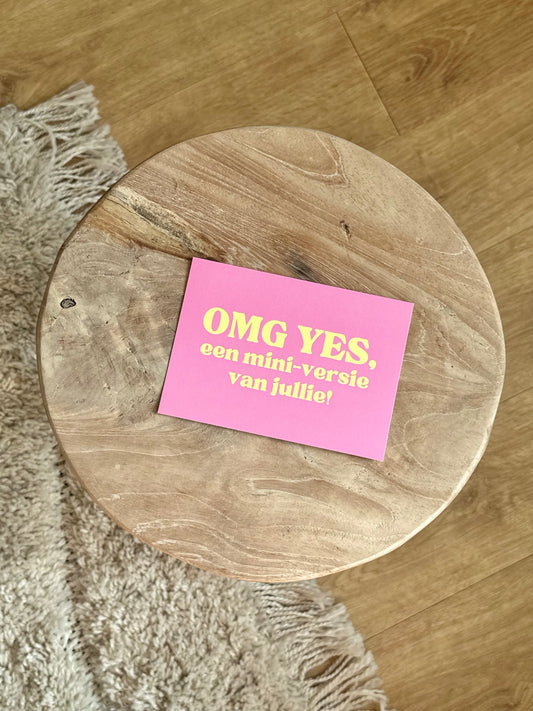 OMG, een mini versie van jullie!