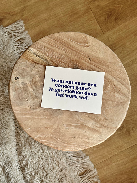 Elke ochtend een gratis remix van kraakgeluiden.