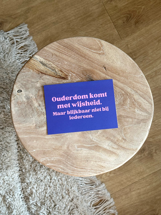 Niet iedereen wordt wijzer