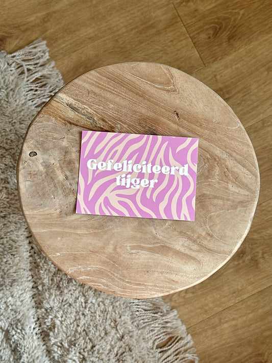 Gefeliciteerd, tijger